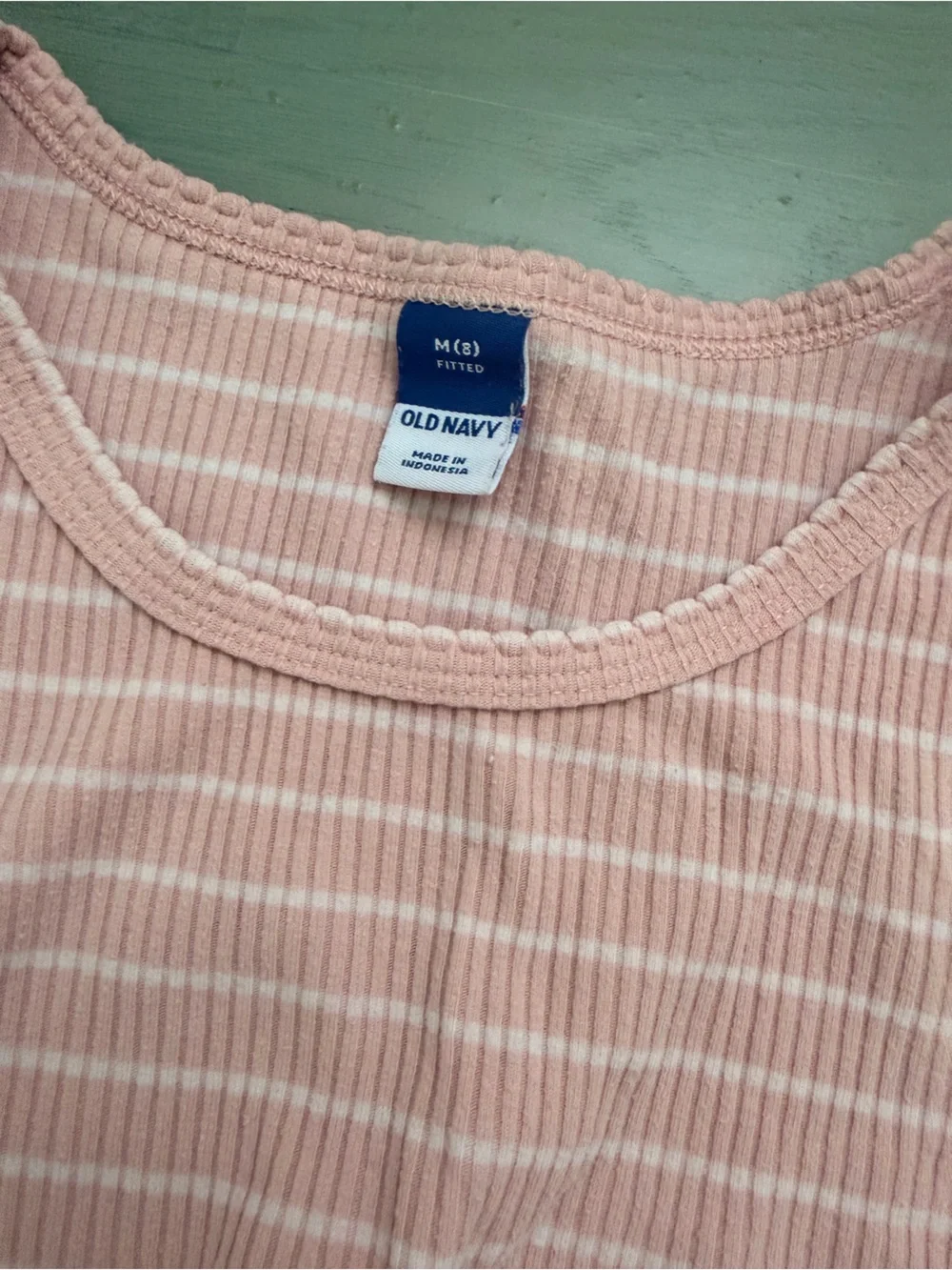 Kids Ribbed Short Sleeve Tops - Assorted Colors
